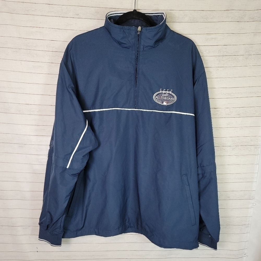 ANTIGUA NAVY YANKEES ALL STAR GAME 2008 WINDBREAKER, SZ LARGE